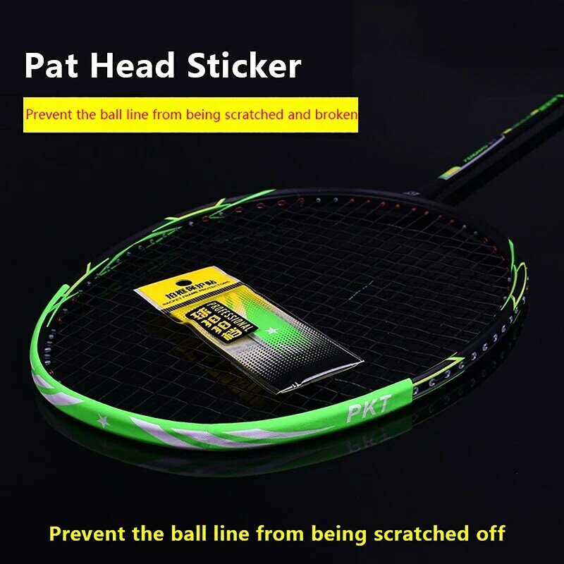 Protector de cabeza de raqueta de bádminton, multicolor, antifricción, Simple, extraíble, portátil, marco de raqueta, Protector de cinta de cuerda