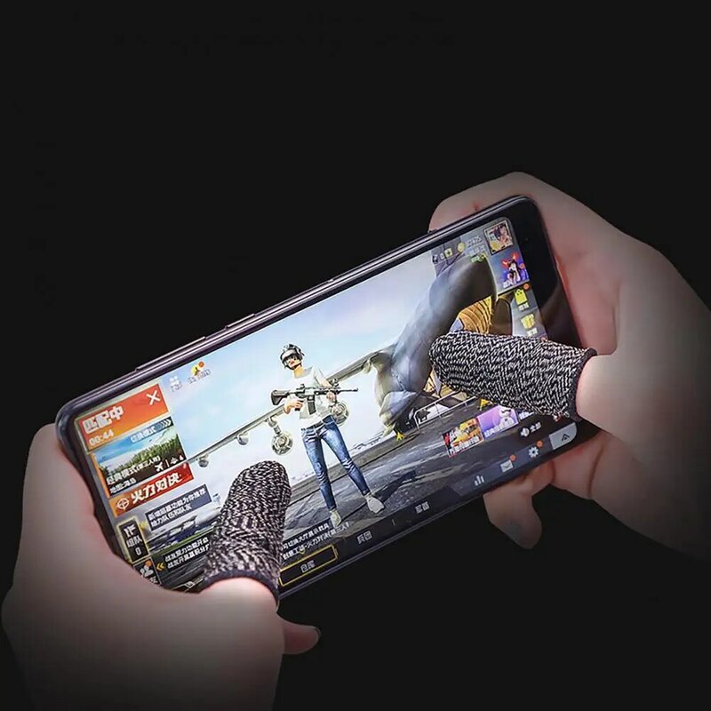 Gra nakładki na palce miękkie rękawice na kciuk nylonowe oddychające wytrzymałe ochraniacze na palce na smartfony