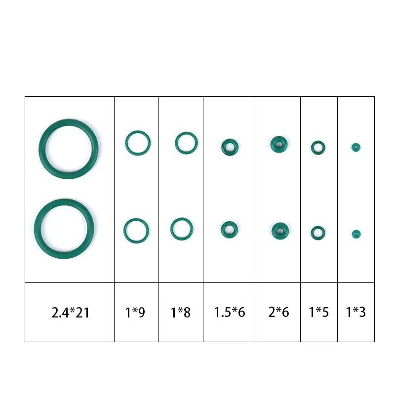 Набор тактических фторрезиновых уплотнительных колец для страйкбола, зеленое плоское Силиконовое уплотнительное кольцо, прокладка, газовый клапан, ключ Для GBB Gloc 17 19 P1
