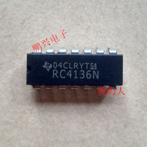 Kostenloser Versand rc4136n ic dip-14 10pcs