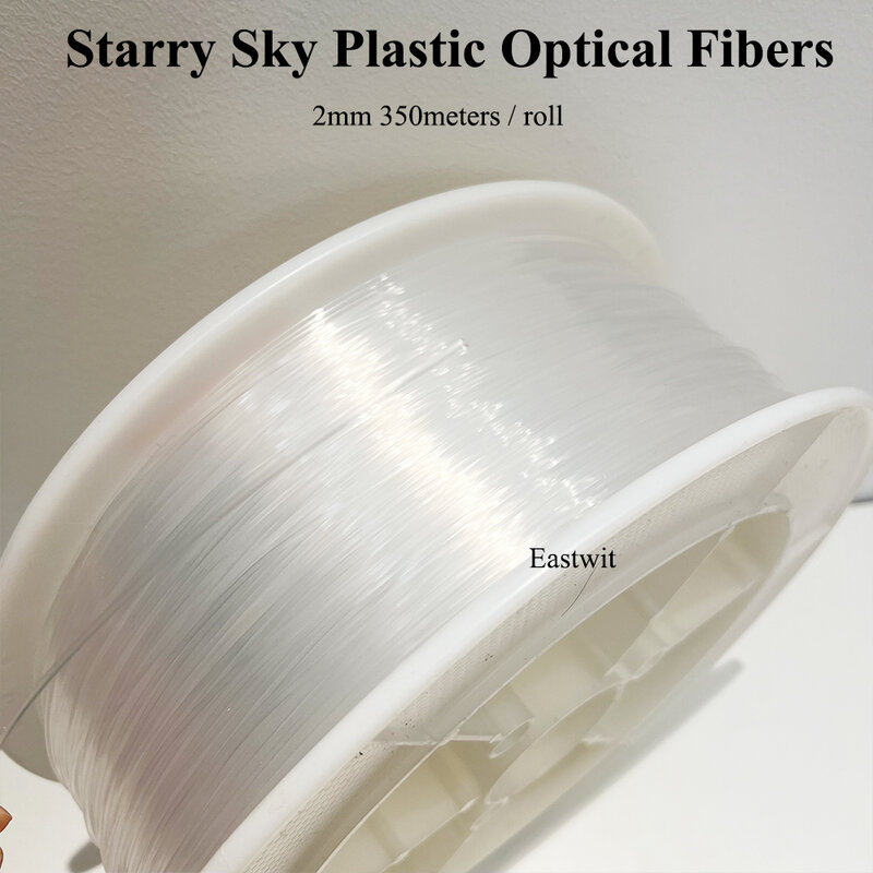 Starry Sky Plastic Optical Fiber Light Premium Changing Fiber Light, End Glow para carro e quarto, Decoração DIY, Sensory LED Lamp, Novo