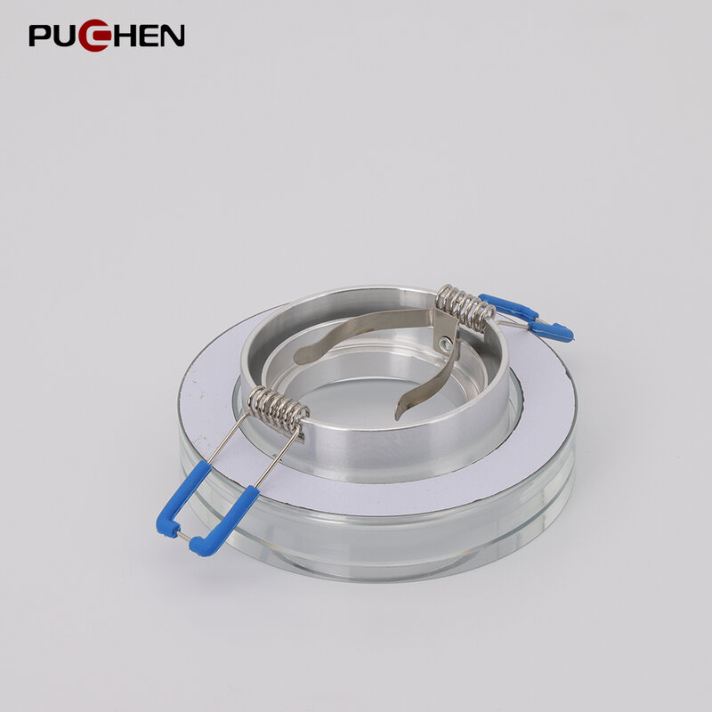 Puchen Transparent Double Ring Downlight Ceiling Light Indoor Home Decoration Lamp For Bedroom Kitchen Study Living Room Party