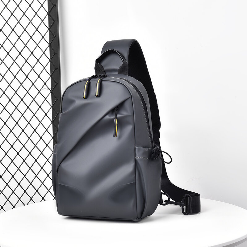 Toposhine-حقيبة صدر أكسفورد مضادة للماء للرجال ، حقيبة كتف ، حقيبة كروس عادية ، شعبية وعصرية ، تصميم جديد