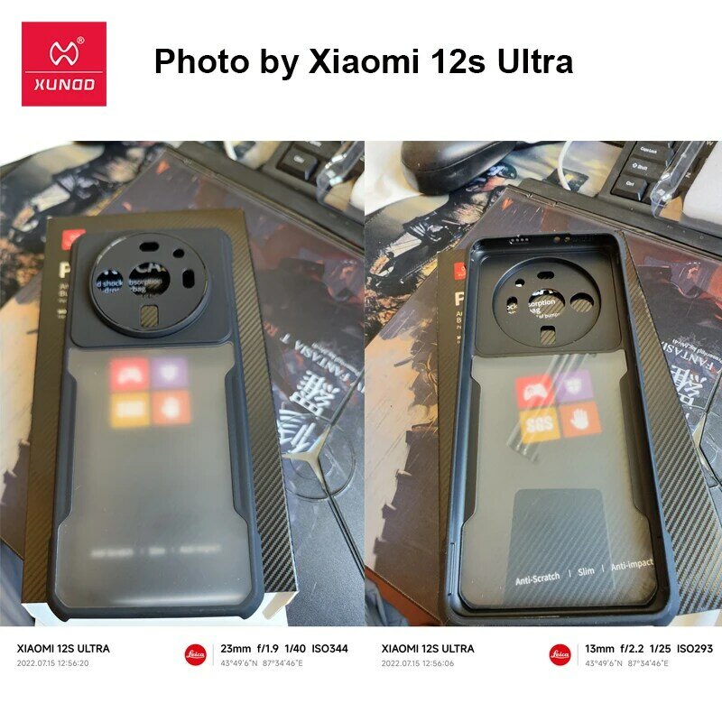 Xundd-Funda para Xiaomi 12S Ultra, carcasa transparente a prueba de golpes, para teléfono Xiaomi Mi 12 12X 12S Pro Ultra