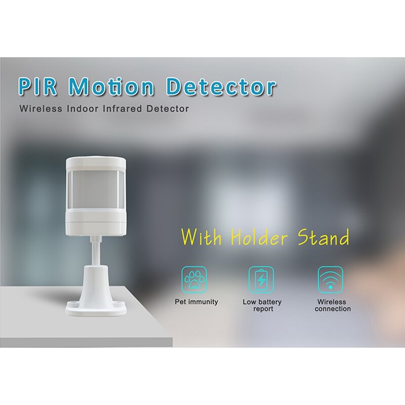 2 шт. P20 433 МГц беспроводной антипэт инфракрасный детектор внутренний PIR детектор движения для WIFI GSM