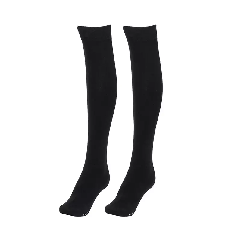 ใหม่ชุดเต้นรำละตินผู้หญิงถุงน่องละตินสีดำถุงเท้าระดับเข่ามากกว่าเท้าผู้ใหญ่ไม่ลื่นชุดฝึกเต้นละติน DNV14060