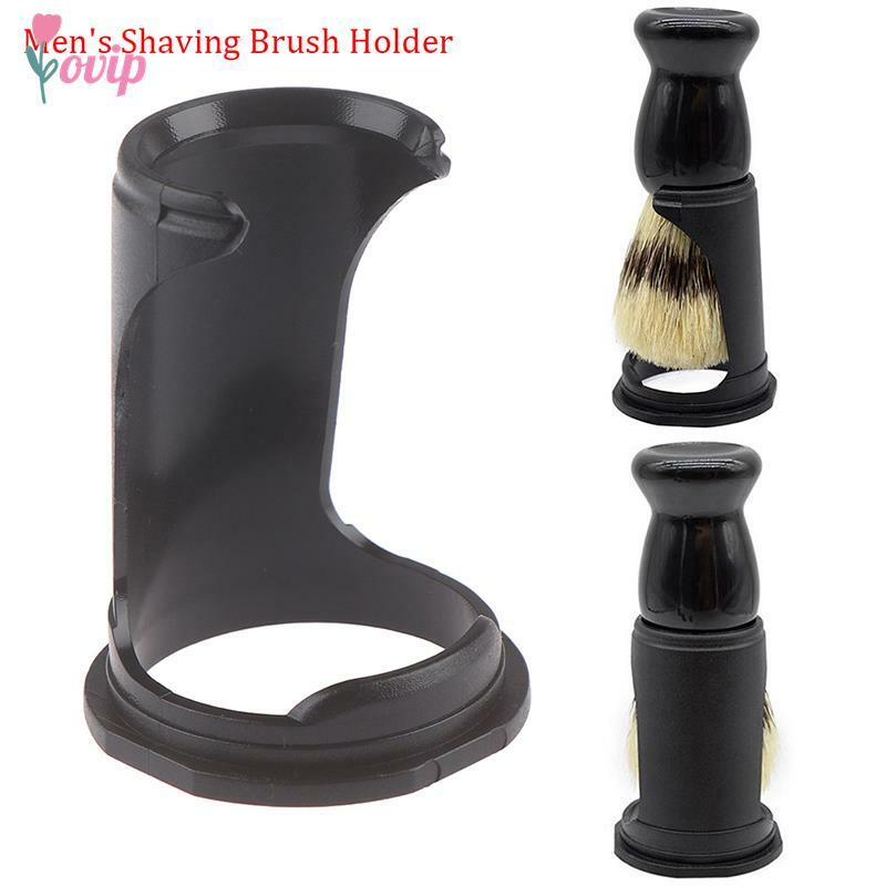 1PCS Beard Brush Holder Professional Acrylic Men's Shaving Brush Holder Support Beard Brush Shaving Tool