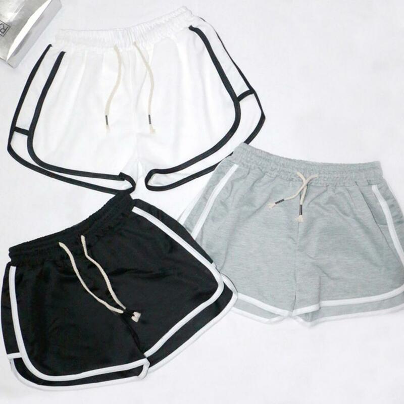 Fashion Women Shorts Loose Fit Breathable All-match Casual Mid Waist Short Pants