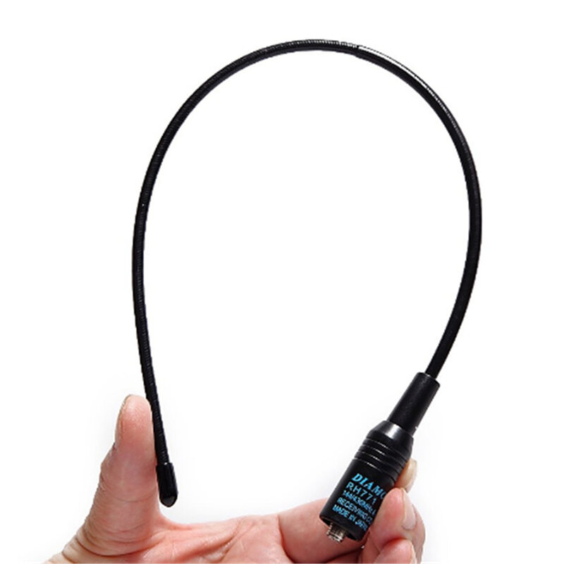 BaoFeng-walkie-talkie de doble banda, antena suave de ganancia de Radio bidireccional, piezas, NA-771, UV-5R, UV-9R, 1 UV-82