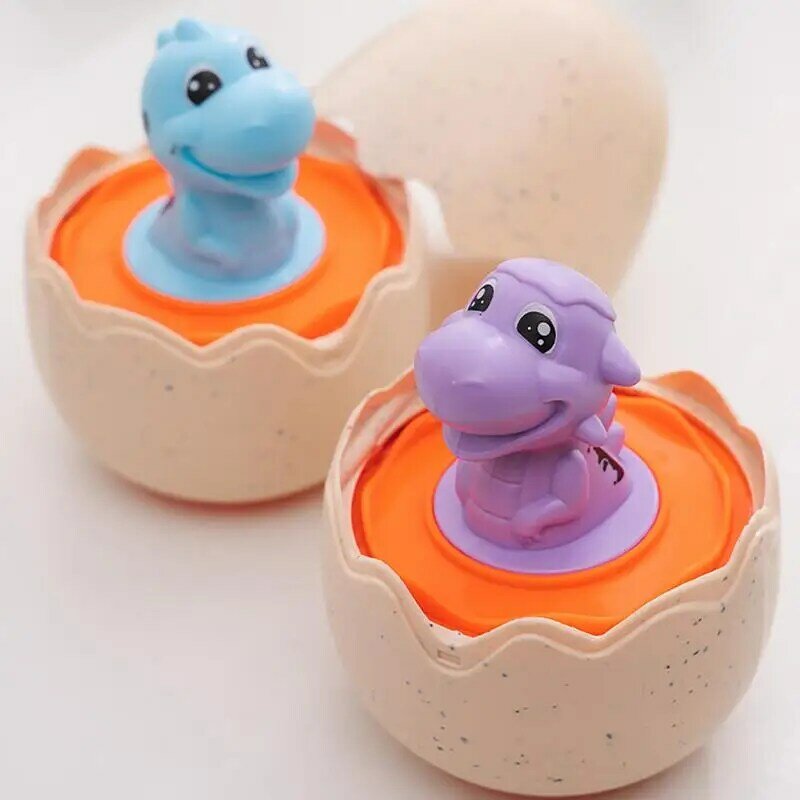 Coche de juguete de inercia para niños, juguete educativo con forma de huevo de dinosaurio, ideal para regalo de cumpleaños