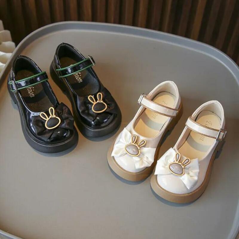 2023 dzieci skórzane buty ślubne czarne obuwie Casual do tańca dzieci
