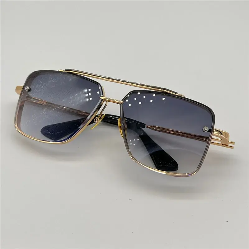 Mc sechs Sommer Sonnenbrillen für Männer und Frauen Stil Anti-Ultraviolett Retro Platte quadratische Vollformat Brillen zufällige Box