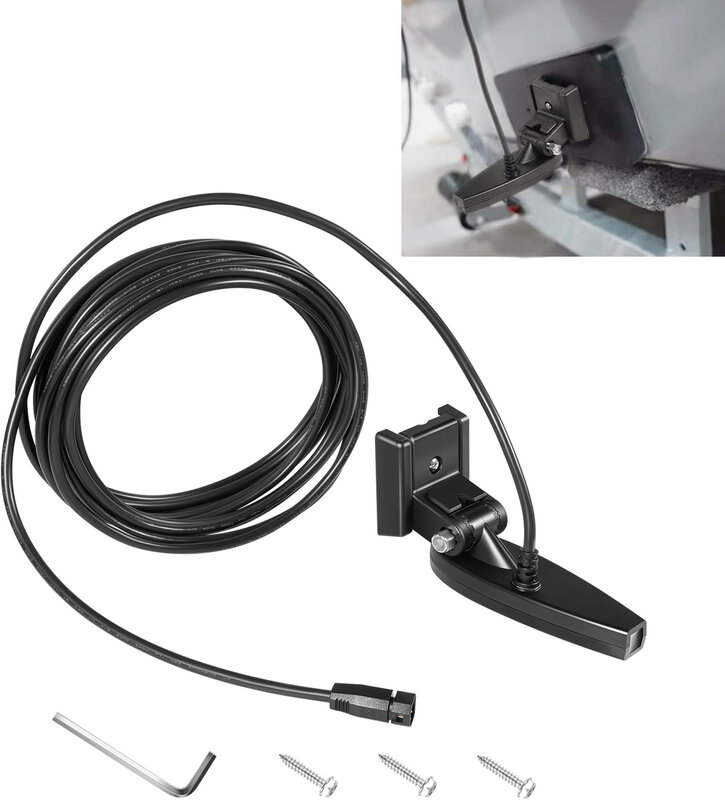 MX 710295-1 XNT 9 HW MDI 75 T for Helix 7/8 MEGA Down Imaging Dual Spectrum Chirp with Temperature Transom Mount Transducer