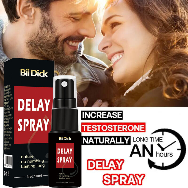 Maschio Sex Delay Spray uomini Anti eiaculazione precoce prolungare 60 minuti ingrandimento del pene potenziatore erettile prodotti per la salute degli adulti
