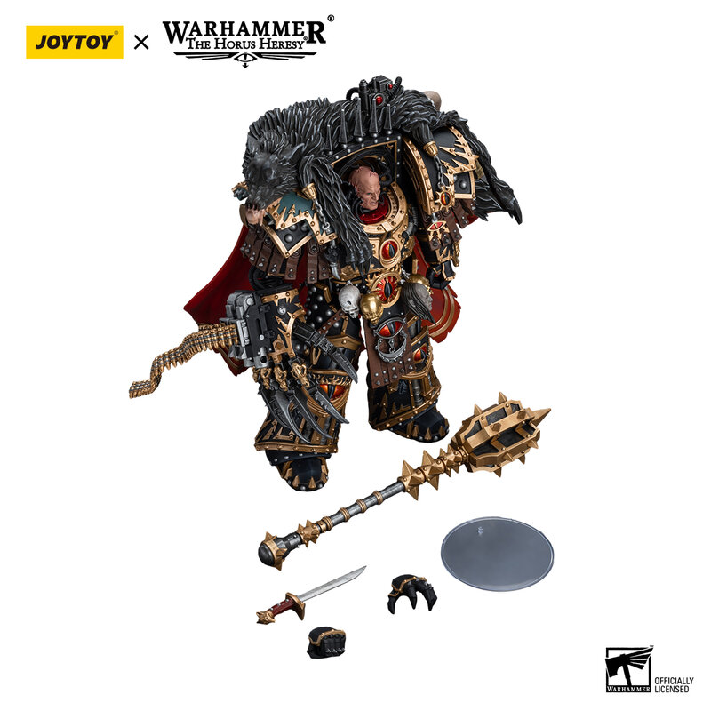 [Pre-order] JOYTOY Warhammer30K 1/18 2 sztuki figurki synowie Horus Warmaster Horus & Ezekyle Abaddon Model postaci z Anime darmowa wysyłka