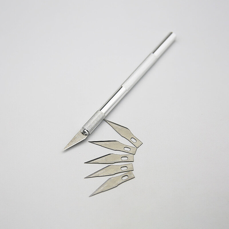 1pc Exquisito y duradero 30 ° Cuchillo de arte de arte con cuchillos de bolígrafo de papel Papelera Papelería Papelería