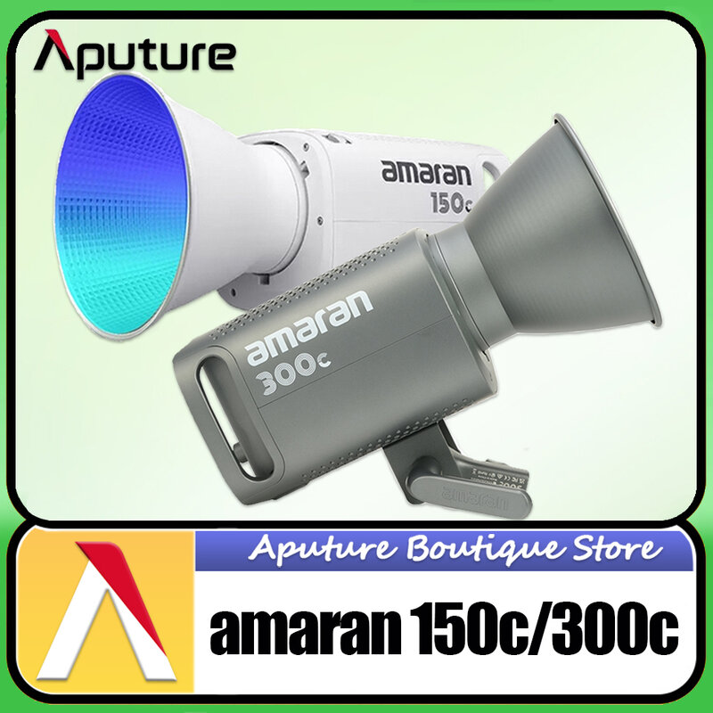 Aputure Amaran 300c /Amaran 150c 2500K to 7500K RGBWW Full-color Video Light for Camera Photography CRI 95+ TLCI 95+Bowens Mount