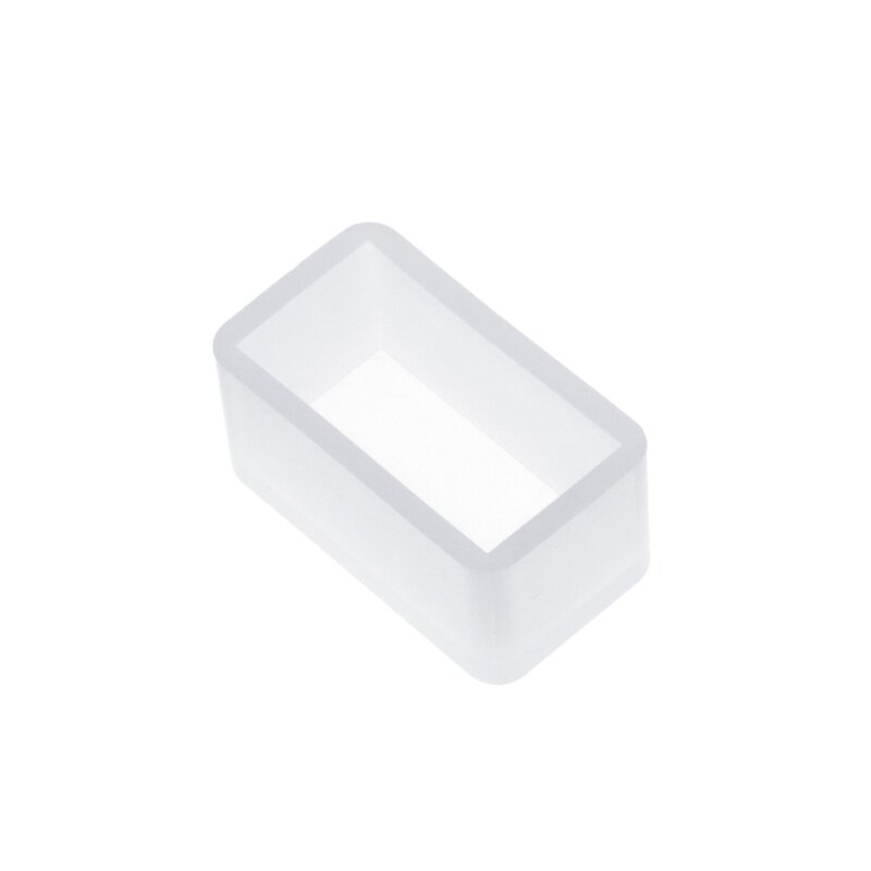 Moldes resina silicona Y1UB, moldes fundición resina cuboide/cubo para producción DIY