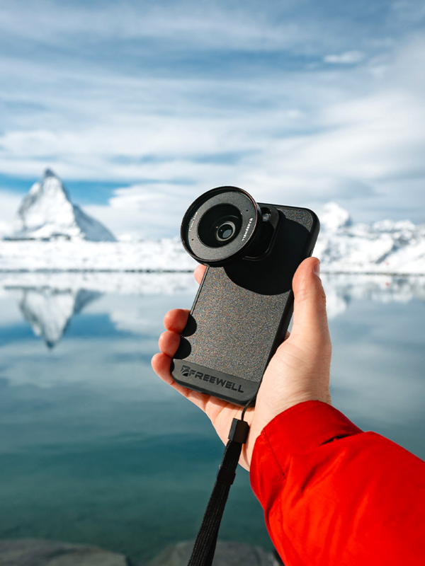 Freewell-Sherpa Phone Case Compatível com iPhone 13, 14, 15 Pro e Pro Max, Suporte Acessórios de Fotografia, Lente e Filtro Magnético