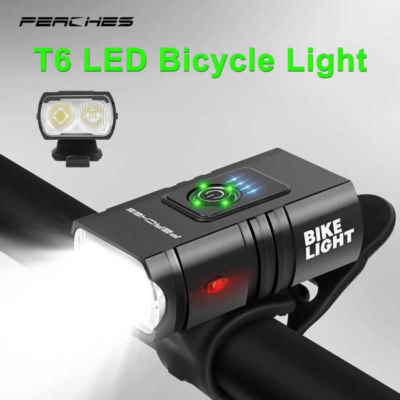 Lampu Sepeda Depan Sepeda 1000Lumen Lampu LED Isi Ulang Lentera Sepeda Senter Bersepeda MTB Lampu Depan Передний Передний