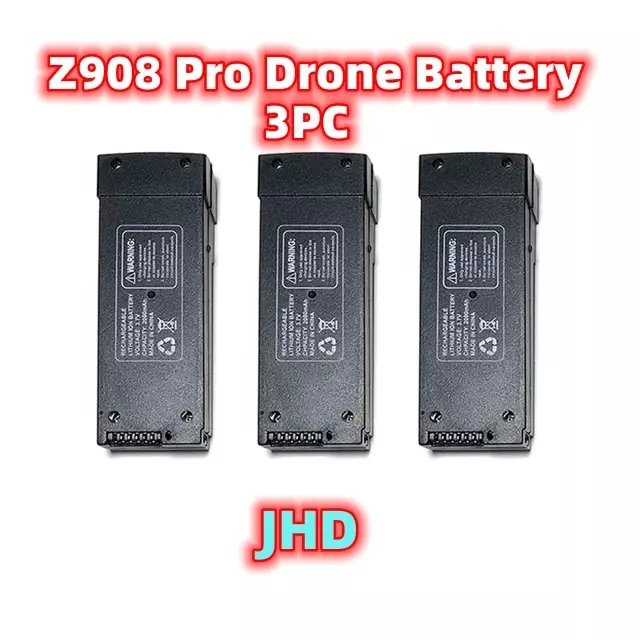 JHD-Z908 Pro MAX Drone Bateria, Peça sobresselente, Acessórios de bateria, 3.7V, 2000mAh, Original