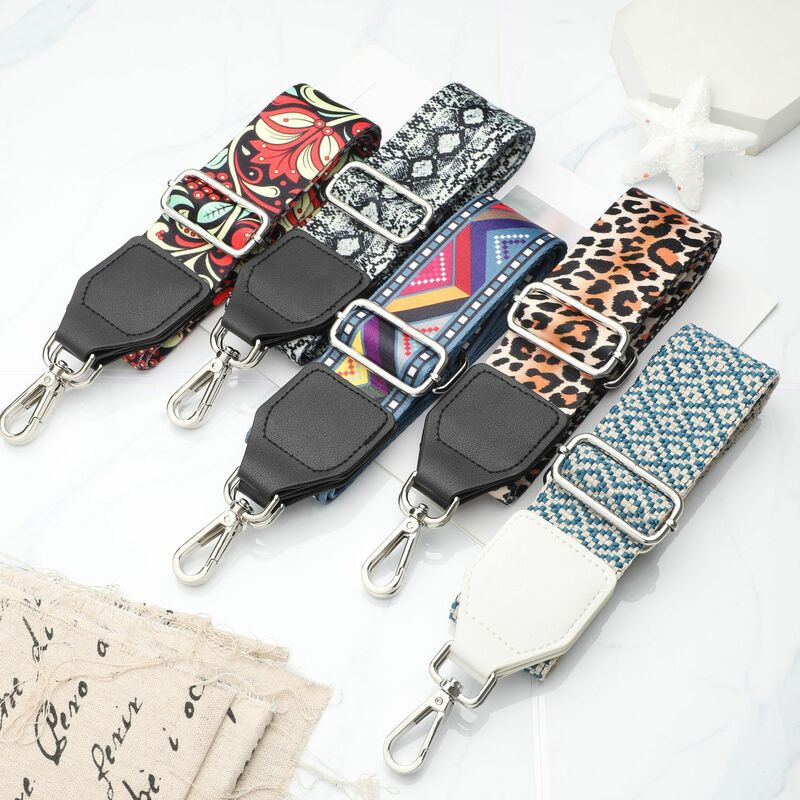 Acessórios para sacos de malha para bolsa leopard cintos 5cm colorido saco cintas ou bolsa feminina