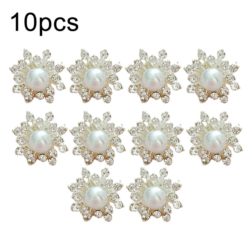 Full Diamond Pearl Materials Alloy Customizable Decorative Easy To Use Elegant Filled Hair Accessories Handmade