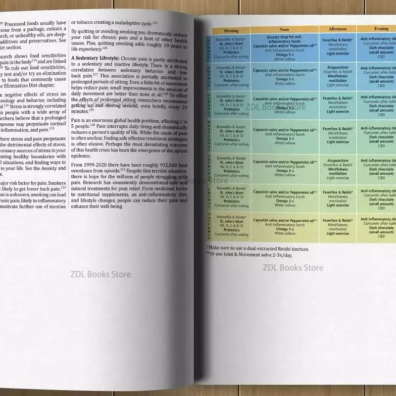 الدليل الشامل لبروتوكولات العافية ، كتاب الأمراض الشائعة ، غلاف ورقي إنجليزي ، صفحات داخلية ملونة