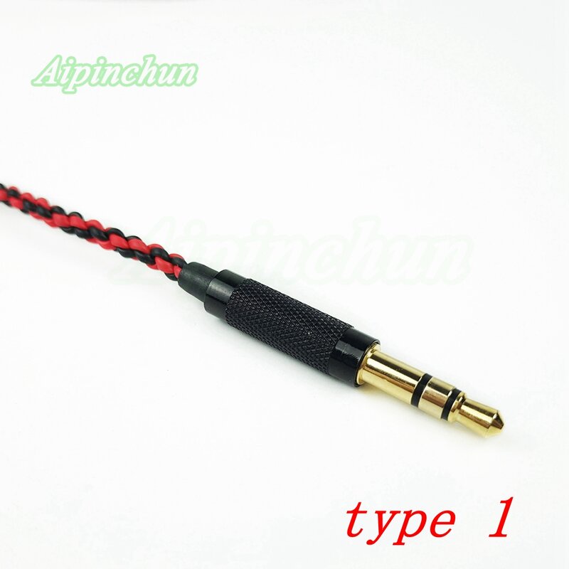 3.5mm 3-pole linha tipo jack diy occ fio núcleo tpe fone de ouvido cabo reparação substituição para fone de ouvido vermelho & preto cor