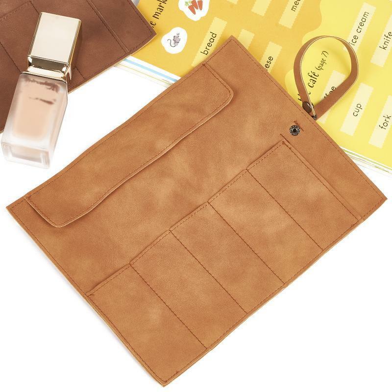 Watch Strap Storage Bag Pouch Bag Watch Band Case Watch Band Organizer Portable Leather Carrying Case Hold 5 Watch Straps