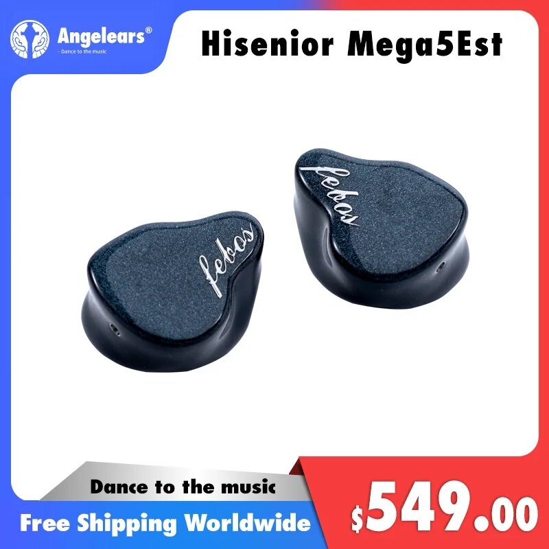 Hisenior mega5est 1dd 2ba 2est profession eller HiFi-Monitor In-Ear-Kopfhörer 0.78/2pin Draht 3 in1 Modulars dynamischer Treiber