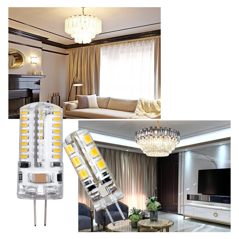 Ampoule LED pour lustre et budgétaire, remplacement halogène, lampe G4, AC, DC, 12V, 220V, 230V, 240V, 2835, 3014SMD, 2W, 3W, 5W, 6W, 9W
