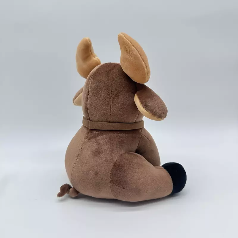 Brown sitting calf can be used as a high-quality plush toy for holiday birthday gifts