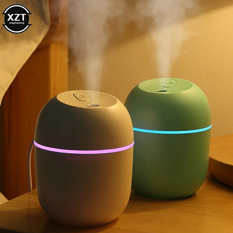 New Ultrasonic Mini Air Humidifier Aroma Essential Oil Diffuser For Car USB Fogger Mist Maker with LED Night Lamp Home Appliance