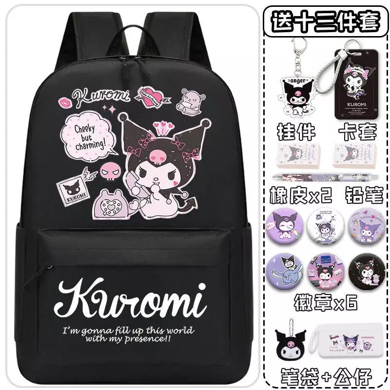 Sanrio New Clow M Schoolbag Women's Large Capacity to Reduce Study Load Spine Protection Children's Backpack