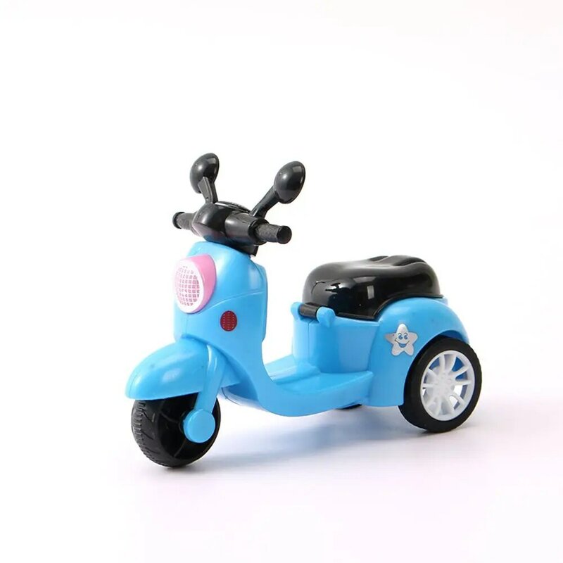 Hadiah ulang tahun lucu pendidikan kendaraan anak perempuan mainan bayi laki-laki mobil inersia tarik belakang mobil sepeda motor Mini