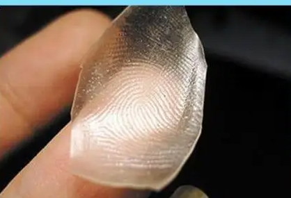 Silicone Rubber Fingerprint Duplicação Mold, RTV-2, 4Pcs