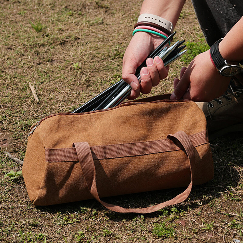 캠핑 툴킷 가방, 텐트 네일 윈드 로프, 다기능 경량 팩, 캠핑 액세서리