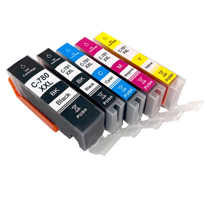 Cartucho de tinta Compatible con PGI-780, recambio de tinta Compatible con CLI-781, pgi780, cli781, Canon, PIXMA TR8570, TS9170, TS7180, TS707, TS8370, TS6370, TS9570