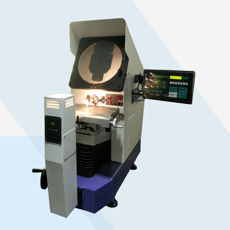 Test- máquina de medida óptica, projetor de perfil digital