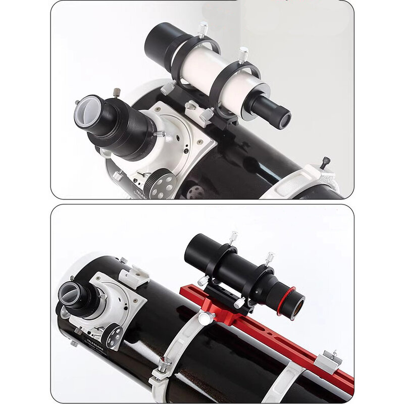 42mm Scope Rings Holder 6-point Guide Scope Rings Holder With 90mm Mini Dovetail Plate Astronomical Telescope Accessories