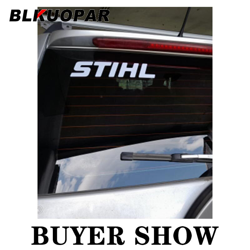 BLKUOPAR Stihl รถสติกเกอร์สร้างสรรค์มีสไตล์ครีมกันแดดตกแต่ง Die ตัดตลก Original Occlusion Scratch Car Protector ประตู