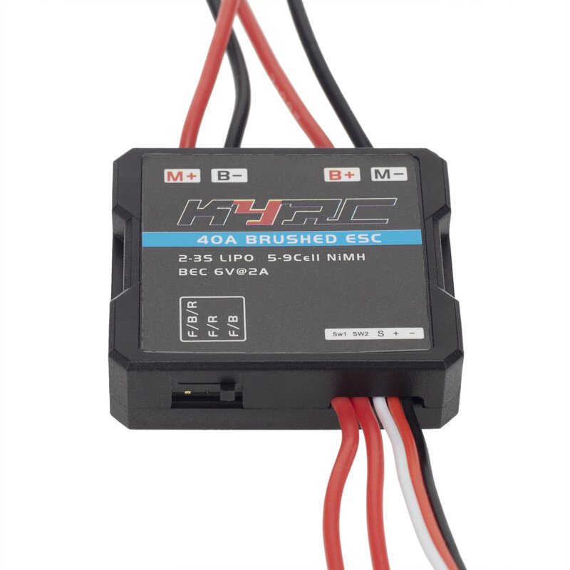 Controlador de velocidad eléctrico cepillado, Micro ESC, 40A, para DIY Mini 1/16 1/18 RC Car WPL C24 C34 MN D90 MN99S MN86S
