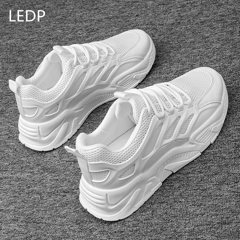 Men's Casual Shoes Round Toe Platform Outdoor Comfortable Trendy All-match Breathable Wear-Resistant Shoes Spring Summer Main