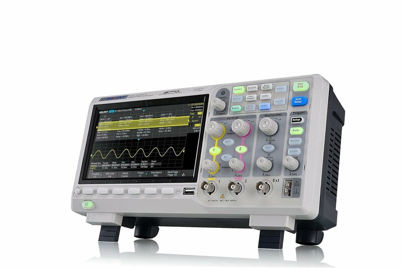 Siglent Technologies-osciloscopio Digital, SDS1202X-E, 200 mhz, 2 canales, gris