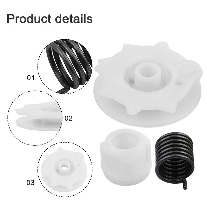 Maintenance Practical Durable Starter pulley Recoil Accessories Attachment Chainsaw Hub Replacement Top Spring