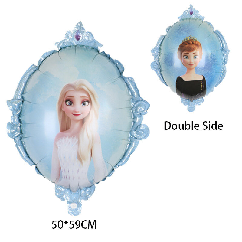 Disney Frozen Elsa Anna Nhôm Bóng Trang Trí Cho Bé Kids Nữ Sinh Nhật Olaf Công Chúa Lá Bóng Trang Trí Nhà