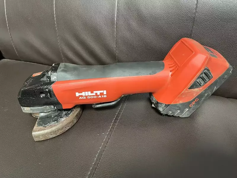Hilti AG 500-A18 18 Volt Cordless Grinder,USED,SECOND HAND,WITH 5,2AMP BATTERY