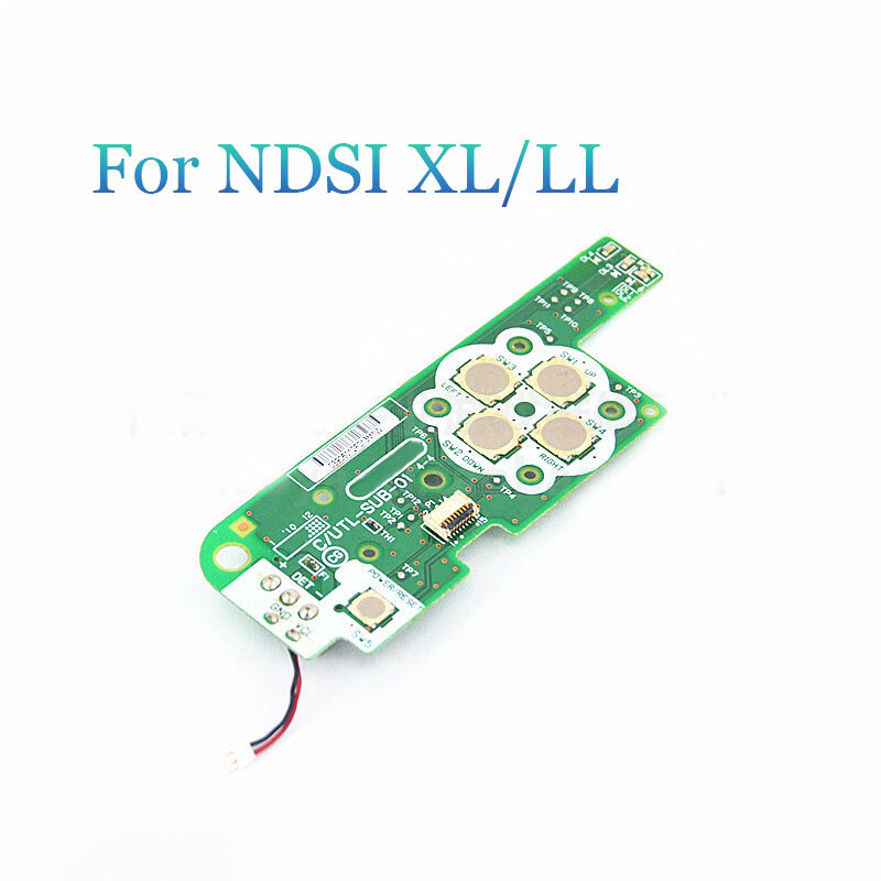 Botones ABXY de interruptor de encendido, placa base de botón de tecla de dirección para DSI LL/XL, placa de interruptor