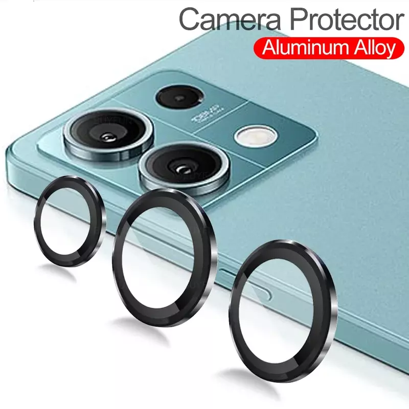 Кольцо для камеры из алюминиевого сплава для Xiaomi Redmi Note 13 Note13 5G защитное покрытие для объектива из закаленного стекла redmy readmi 13 Pro Plus
